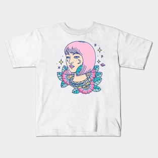 Snake girl Kids T-Shirt